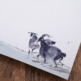 Maxbell 20pcs Chinese washing painting Envelope Postcard Letter Storage Style G