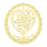 Maxbell 10x Four Leaf Heart Bookmarks Office School Label Note Clip Reading Gift