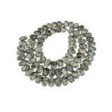 Maxbell 5x8mm Black Sesame Kiwi Quartz Faceted Rondelle Gemstone Loose Beads 15Inch