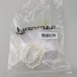 Maxbell Bridal Prom Party Wrist Corsage Pearl Lace Bracelet Hand Flower Beige