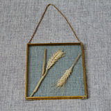 Maxbell Vintage Antique Brass Glass Picture Photo Frame Hanging Portrait 5 x 7 inch