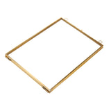 Maxbell Vintage Antique Brass Glass Picture Photo Frame Hanging Portrait 5 x 7 inch