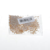 Maxbell 1000x Half Round Flat Back Pearls Scrapbook Embellishments 3mm Light Coffee