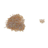 Maxbell 1000x Half Round Flat Back Pearls Scrapbook Embellishments 3mm Light Coffee