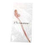 Maxbell Retro Simple Squirrel Chopstick Hair Stick Pin Wood Hair Accessories Red
