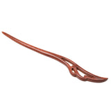 Maxbell Wooden Hair Pin Stick Chopstick Handmade Carved Hair Fork Red