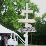Maxbell Wedding Arrow Directionaal Sign Wedding Reception Decor Left