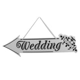 Maxbell Wedding Arrow Directionaal Sign Wedding Reception Decor Left