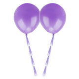 Maxbell 2pcs 36" Big Balloon with Tassels Birthday Wedding Party Decor Light purple