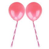 Maxbell 2pcs 36" Big Balloon with Tassels Birthday Wedding Party Decor Light Pink