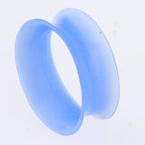 Maxbell 7 Pairs Lot Flexible Silicone Ear Gauges Thin Soft Plugs Flesh Tunnels Blue