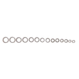 Maxbell 7 Pairs Lot Flexible Silicone Ear Gauges Thin Soft Plugs Flesh Tunnels Gray
