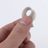 Maxbell 7 Pairs Lot Flexible Silicone Ear Gauges Thin Soft Plugs Flesh Tunnels Gray