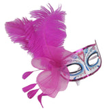 Maxbell Sexy Women Eye Face Mask Masquerade Ball Halloween Costume Party Hot Pink