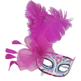 Maxbell Sexy Women Eye Face Mask Masquerade Ball Halloween Costume Party Hot Pink