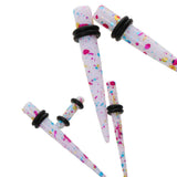 Maxbell Unisex Acrylic Ear Taper Expander Stretcher Tunnels Plugs Stretching Kit