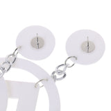 Maxbell Statement Geometry Round Square Dangle Earrings Ear Stud Novelty Decor