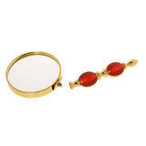 Maxbell Magnifier Reading Magnifying Handheld Glass Handle Vision Aid Jewelers 72mm