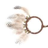 Maxbell Bohemian Fashion Dream Catcher Feather Leather Chain Pendant Necklace #1