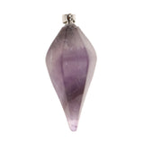 Maxbell Natural Gemstones Hexagonal Pointed Pendant Amethyst