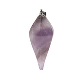 Maxbell Natural Gemstones Hexagonal Pointed Pendant Amethyst