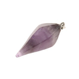 Maxbell Natural Gemstones Hexagonal Pointed Pendant Amethyst