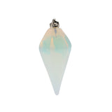 Maxbell Natural Gemstones Hexagonal Pointed Pendant Opalite