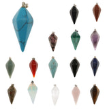 Maxbell Natural Gemstones Hexagonal Pointed Pendant Opalite