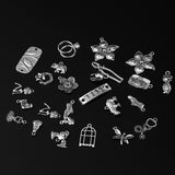 Maxbell Alloy Charm Pendants DIY Craft Jewelry Findings Clothing Accessories Silver