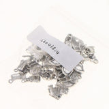 Maxbell Alloy Charm Pendants DIY Craft Jewelry Findings Clothing Accessories Silver