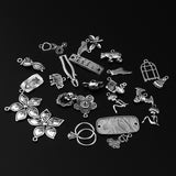 Maxbell Alloy Charm Pendants DIY Craft Jewelry Findings Clothing Accessories Silver