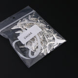 Maxbell 50 Pieces Sea Animal Whale Tail Pendant Findings Bead Crafts Antique Silver