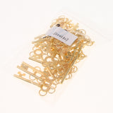 Maxbell 30 Pieces Ethnic Key Hollow Charm Pendant Jewelry DIY Makings Gold