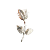 Maxbell Elegant Rose Brooch Pin for Mens Suit Wedding Groom Jewelry