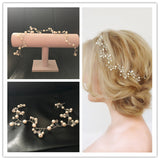 Maxbell Hairpin Tiara Crystal Pearl Bridal in Silver Hair Pin Jewelry Accessories