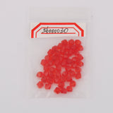 Maxbell 50 Faceted Glass Crystal Loose Beads Spacer Bicone Jewelry Finding 4mm Red