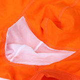 Maxbell Men Briefs Mesh Bulge Pouch Boxers Underwear Shorts Male Panties 2XL Orange