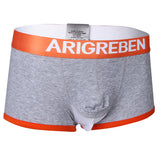 Maxbell Men Briefs Mesh Bulge Pouch Boxers Underwear Shorts Male Panties M Gray