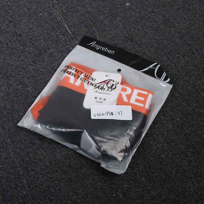 Maxbell Men Briefs Mesh Bulge Pouch Boxers Underwear Shorts Male Panties 2XL Black