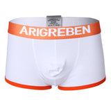 Maxbell Men Briefs Mesh Bulge Pouch Boxers Underwear Shorts Male Panties L White