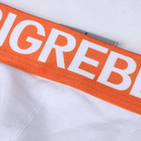 Maxbell Men Briefs Mesh Bulge Pouch Boxers Underwear Shorts Male Panties 2XL White