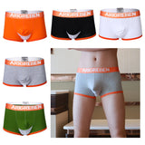 Maxbell Men Briefs Mesh Bulge Pouch Boxers Underwear Shorts Male Panties M Black