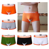 Maxbell Men Briefs Mesh Bulge Pouch Boxers Underwear Shorts Male Panties M Black