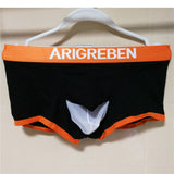 Maxbell Men Briefs Mesh Bulge Pouch Boxers Underwear Shorts Male Panties M Black