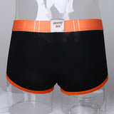 Maxbell Men Briefs Mesh Bulge Pouch Boxers Underwear Shorts Male Panties M Black