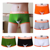 Maxbell Men Briefs Mesh Bulge Pouch Boxers Underwear Shorts Male Panties M Black