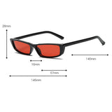 Maxbell Vintage Sunglasses Women Brand Designer Small Frame Sun Glasses White+Purple