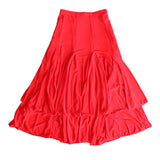 Maxbell new square ballroom dance dress big swing skirt dance dress Red