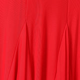 Maxbell new square ballroom dance dress big swing skirt dance dress Red