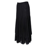 Maxbell new square ballroom dance dress big swing skirt dance dress Black